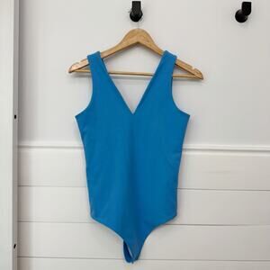 Women’s Abercrombie & Fitch Soft A&F Collection Blue Tank Bodysuit M